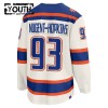 Lasten NHL Edmonton Oilers Pelipaita 2025-26 Fanatics Premium Ryan Nugent-Hopkins Alternate Valkoinen